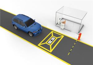 Permanent sub vehicul supravegherea sistemului (UVSS) împotriva explozivi, arme, droguri şi alte contrabandă ascunse sub vehicule